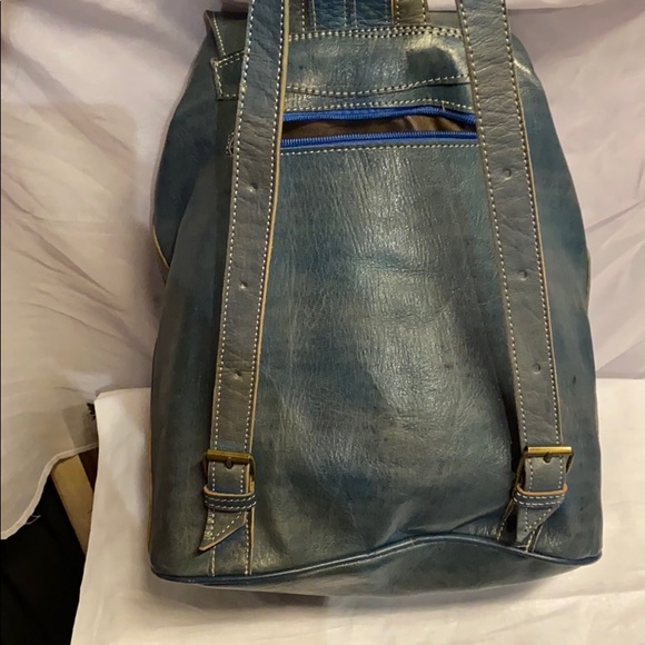 Moroccan Journey Leather Backpack - Picture 5 of 13